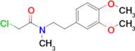 2-Chloro-N-[2-(3,4-dimethoxyphenyl)ethyl]-N-methylacetamide