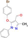 5-(4-Bromophenoxy)-3-methyl-1-phenyl-1H-pyrazole-4-carbaldehyde