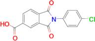 2-(4-Chlorophenyl)-2,3-dihydro-1,3-dioxo-1H-isoindole-5-carboxylic acid