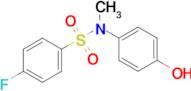 4-Fluoro-N-(4-hydroxyphenyl)-N-methylbenzene-1-sulfonamide