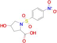 4-Hydroxy-1-(4-nitrobenzenesulfonyl)pyrrolidine-2-carboxylic acid