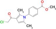 Methyl 4-[3-(2-chloroacetyl)-2,5-dimethyl-1H-pyrrol-1-yl]benzoate