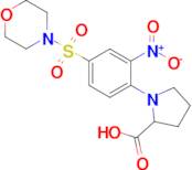 1-[4-(morpholine-4-sulfonyl)-2-nitrophenyl]pyrrolidine-2-carboxylic acid