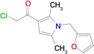 2-Chloro-1-[1-(2-furanylmethyl)-2,5-dimethyl-1H-pyrrol-3-yl]ethanone