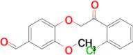 4-[2-(2-chlorophenyl)-2-oxoethoxy]-3-methoxybenzaldehyde