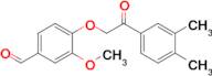 4-[2-(3,4-dimethylphenyl)-2-oxoethoxy]-3-methoxybenzaldehyde