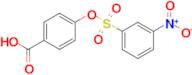 4-[(3-nitrobenzenesulfonyl)oxy]benzoic acid