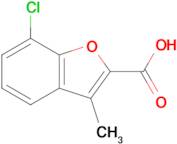 7-Chloro-3-methyl-1-benzofuran-2-carboxylic acid