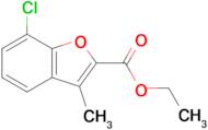 Ethyl 7-chloro-3-methyl-1-benzofuran-2-carboxylate