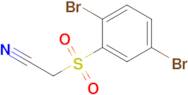 2-(2,5-Dibromobenzenesulfonyl)acetonitrile