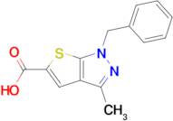 1-Benzyl-3-methyl-1H-thieno[2,3-c]pyrazole-5-carboxylic acid