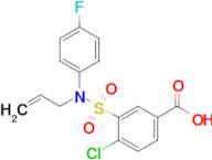 4-Chloro-3-[(4-fluorophenyl)(prop-2-en-1-yl)sulfamoyl]benzoic acid