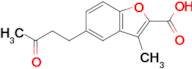 3-Methyl-5-(3-oxobutyl)-1-benzofuran-2-carboxylic acid