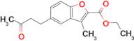 Ethyl 3-methyl-5-(3-oxobutyl)-1-benzofuran-2-carboxylate