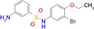 3-Amino-N-(3-bromo-4-ethoxyphenyl)benzene-1-sulfonamide