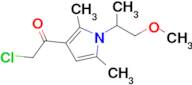 2-Chloro-1-[1-(1-methoxypropan-2-yl)-2,5-dimethyl-1h-pyrrol-3-yl]ethan-1-one