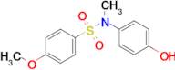 N-(4-Hydroxyphenyl)-4-methoxy-N-methylbenzene-1-sulfonamide