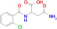 3-Carbamoyl-2-[(2-chlorophenyl)formamido]propanoic acid