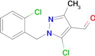 5-Chloro-1-[(2-chlorophenyl)methyl]-3-methyl-1h-pyrazole-4-carbaldehyde