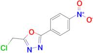 2-(Chloromethyl)-5-(4-nitrophenyl)-1,3,4-oxadiazole