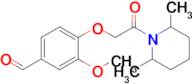 4-[2-(2,6-dimethylpiperidin-1-yl)-2-oxoethoxy]-3-methoxybenzaldehyde