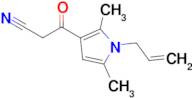 3-[2,5-dimethyl-1-(prop-2-en-1-yl)-1H-pyrrol-3-yl]-3-oxopropanenitrile