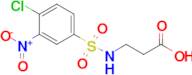 3-(4-Chloro-3-nitrobenzenesulfonamido)propanoic acid