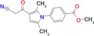 Methyl 4-[3-(2-cyanoacetyl)-2,5-dimethyl-1H-pyrrol-1-yl]benzoate