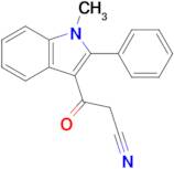 3-(1-Methyl-2-phenyl-1h-indol-3-yl)-3-oxopropanenitrile