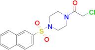 2-Chloro-1-[4-(2-naphthalenylsulfonyl)-1-piperazinyl]ethanone