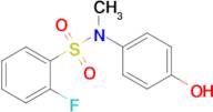 2-Fluoro-N-(4-hydroxyphenyl)-n-methylbenzene-1-sulfonamide