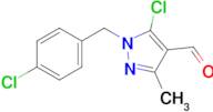 5-Chloro-1-[(4-chlorophenyl)methyl]-3-methyl-1H-pyrazole-4-carbaldehyde