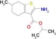 Propan-2-yl-2-amino-6-methyl-4,5,6,7-tetrahydro-1-benzothiophene-3-carboxylate