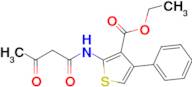 Ethyl 2-[(1,3-dioxobutyl)amino]-4-phenyl-3-thiophenecarboxylate