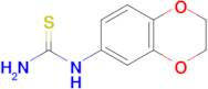 (2,3-Dihydro-1,4-benzodioxin-6-yl)thiourea