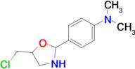 4-[5-(chloromethyl)-1,3-oxazolidin-2-yl]-N,N-dimethylaniline