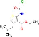 Ethyl 2-(2-chloroacetamido)-4-(2-methylpropyl)thiophene-3-carboxylate