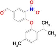 4-[5-methyl-2-(propan-2-yl)phenoxy]-3-nitrobenzaldehyde