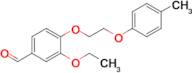 3-Ethoxy-4-[2-(4-methylphenoxy)ethoxy]benzaldehyde