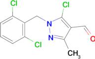 5-Chloro-1-[(2,6-dichlorophenyl)methyl]-3-methyl-1H-pyrazole-4-carbaldehyde