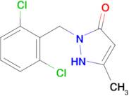 2-[(2,6-dichlorophenyl)methyl]-5-methyl-2,3-dihydro-1H-pyrazol-3-one