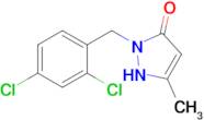 2-[(2,4-dichlorophenyl)methyl]-5-methyl-2,3-dihydro-1H-pyrazol-3-one