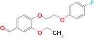 3-Ethoxy-4-[2-(4-fluorophenoxy)ethoxy]benzaldehyde