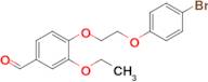 4-[2-(4-bromophenoxy)ethoxy]-3-ethoxybenzaldehyde