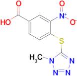 4-[(1-methyl-1H-1,2,3,4-tetrazol-5-yl)sulfanyl]-3-nitrobenzoic acid