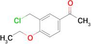 1-[3-(chloromethyl)-4-ethoxyphenyl]ethan-1-one