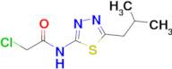 2-Chloro-N-[5-(2-methylpropyl)-1,3,4-thiadiazol-2-yl]acetamide