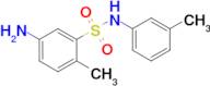 5-Amino-2-methyl-N-(3-methylphenyl)benzene-1-sulfonamide