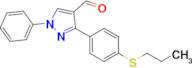 1-Phenyl-3-[4-(propylsulfanyl)phenyl]-1H-pyrazole-4-carbaldehyde