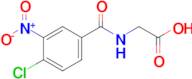 2-[(4-chloro-3-nitrophenyl)formamido]acetic acid